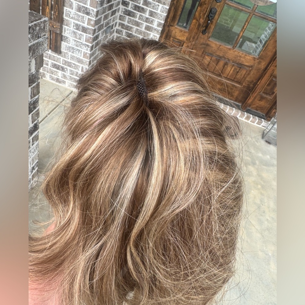Full Shine brand human hair U part half wig 14-16in - Picture 12 of 16
